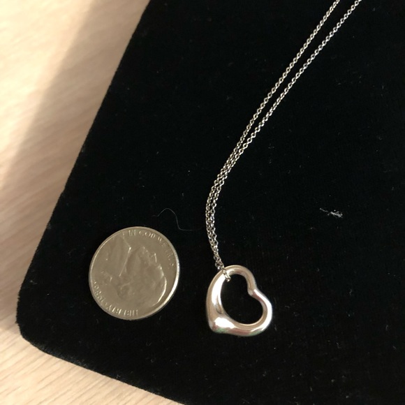 Tiffany and Co silver heart necklace - Picture 3 of 3